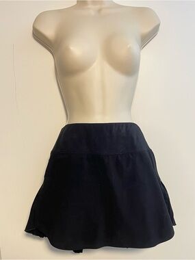 Baleaf Black Pleated Tennis Skirt Skort Small Athletic w/ Shorts & Pocket